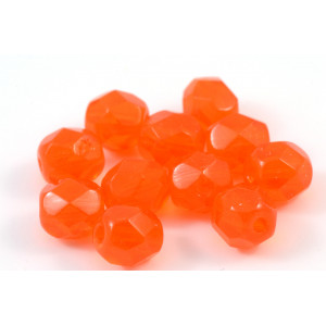 Facette orange 6mm